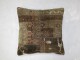 Malayer Patchwork Rug Pillow No. 9578g