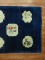 Blue Chinese Folk Art Throw Rug No. 9602