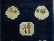 Blue Chinese Folk Art Throw Rug No. 9602