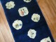 Blue Chinese Folk Art Throw Rug No. 9602