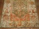 Orange and Green Antique Angora Oushak Rug No. 9758