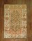 Orange and Green Antique Angora Oushak Rug No. 9758