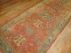 Wide Antique Orange Oushak Runner No. 9859