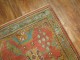 Wide Antique Orange Oushak Runner No. 9859