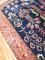 Navy Antique Persian Sarouk Rug No. 9984