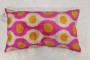 Bright Pink Ikat Pillow No. i139