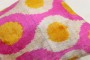 Bright Pink Ikat Pillow No. i139