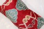 Pair of Red Ikats Pillows No. i141