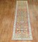 Antique  Orange Coral Oushak Runner No. j1049