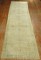 Beige and Green Chinese Gallery Corridor Rug No. j1069