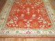 Antique Coral Red Oushak Rug No. j1073