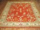 Antique Coral Red Oushak Rug No. j1073