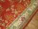 Antique Coral Red Oushak Rug No. j1073