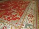 Antique Coral Red Oushak Rug No. j1073