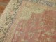 Soft Rose Pink Antique Oushak Rug No. j1284