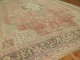 Soft Rose Pink Antique Oushak Rug No. j1284