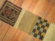 Tribal 19th Century kazak Bagface Trapping Textile Rug No. j1356