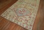 Khaki Light Blue Persian Tribal Runner No. j1377