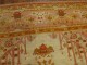 Ivory Field Antique Turkish Oushak Rug No. j1410