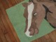 American Hooked Horse Pictorial Rug No. j1432