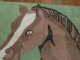 American Hooked Horse Pictorial Rug No. j1432