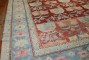 Bright Red Icy Blue Persian Rug No. j1558