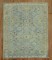 Powder Blue Antique Square Persian Square Mat Rug No. j1585