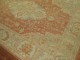 Coral Orange Antique Oushak Rug No. j1594