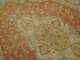 Coral Orange Antique Oushak Rug No. j1594