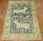 Decorative Pictorial Sheep Blue Turkish  Anatolian Rug No. j1596