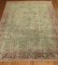 Green Background Persian Tabriz Rug No. j1615