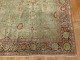 Green Background Persian Tabriz Rug No. j1615