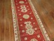 Red Antique Turkish Oushak Runner No. j1617