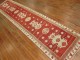 Red Antique Turkish Oushak Runner No. j1617