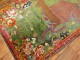 Green Pictorial Deer Rug No. j1744