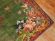 Green Pictorial Deer Rug No. j1744