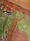 Green Pictorial Deer Rug No. j1744