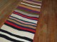 Colorful Striped Long and Narrow Kilim Runner No. j1748