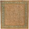 Oversize  Square Antique Turkish Oushak No. j1808