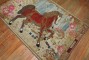 Rare Horse Pictorial Antique Karabagh Rug No. j1833