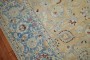 Persian Tabriz Beige Blue Teal Antique Rug No. j1839