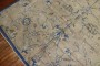 Beige Royal Blue Vintage Turkish Rug No. j1886