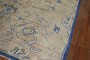 Beige Royal Blue Vintage Turkish Rug No. j1886