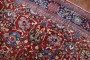 Red Blue Traditional Mahal Rug No. j1945