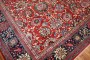 Red Blue Traditional Mahal Rug No. j1945