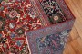 Red Blue Traditional Mahal Rug No. j1945