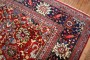 Red Blue Traditional Mahal Rug No. j1945