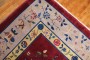 Burgundy Color Art Deco Oversize Rug No. j1992