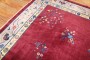 Burgundy Color Art Deco Oversize Rug No. j1992