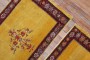 Whimsical Pair of Yellow Persian Ferehan Mats No. j2038